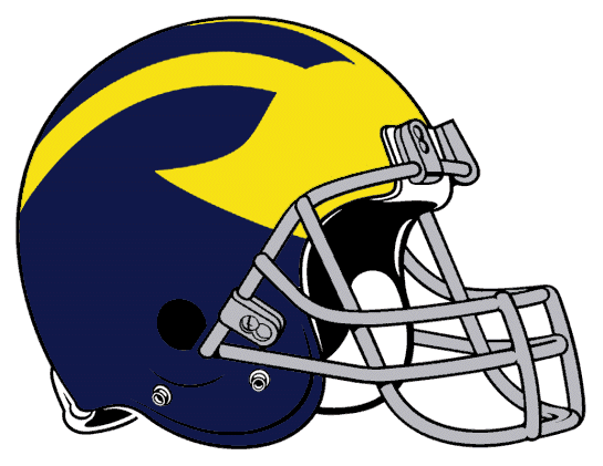 Michigan Wolverines 1969-1975 Helmet Logo t shirts iron on transfers